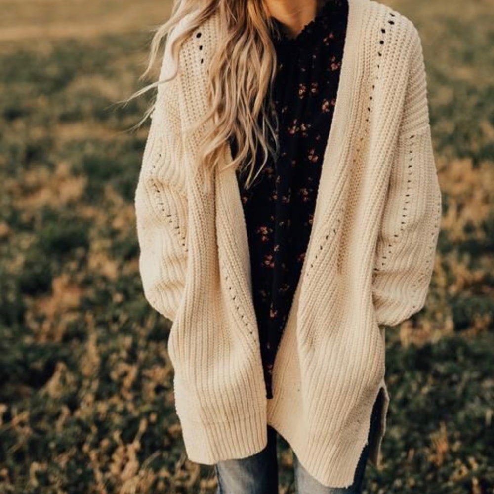 NWOT Free People Nightingale Cardigan